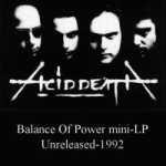 Acid Death - Balance of Power cover art