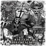 Black Angel / Kranium - Satanica Devastaciòn cover art