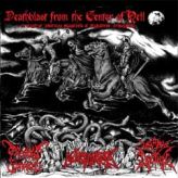 Necrólisis / Paganus Doctrina / Morbid Funeral - Deathblast from the Center of Hell cover art
